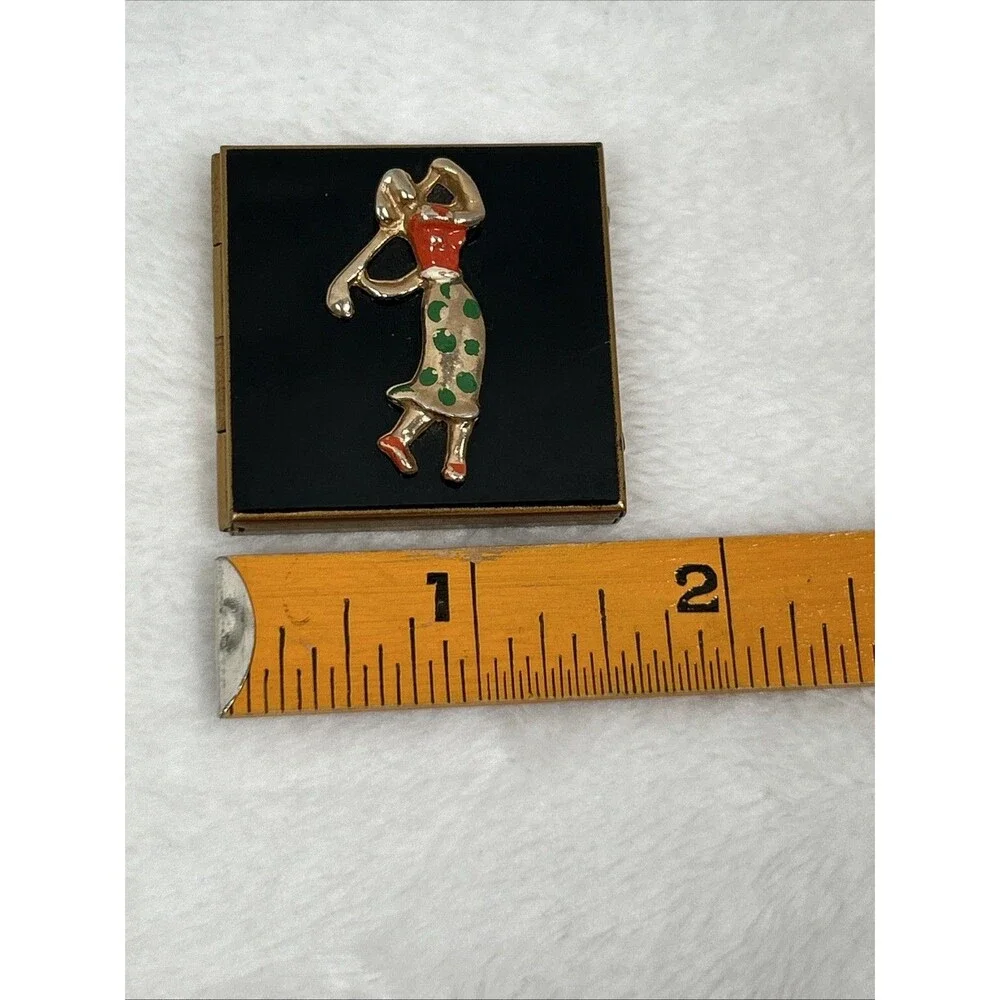 Vintage Mini Picture Frame Old Hollywood Star Golf Dancer Folding Travel Size